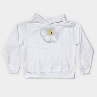 white flower and insect Kids Hoodie